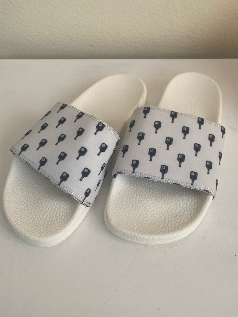 Pickle Ball Slides size 8 marked size 40